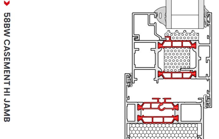 58BW Casement HI Jamb