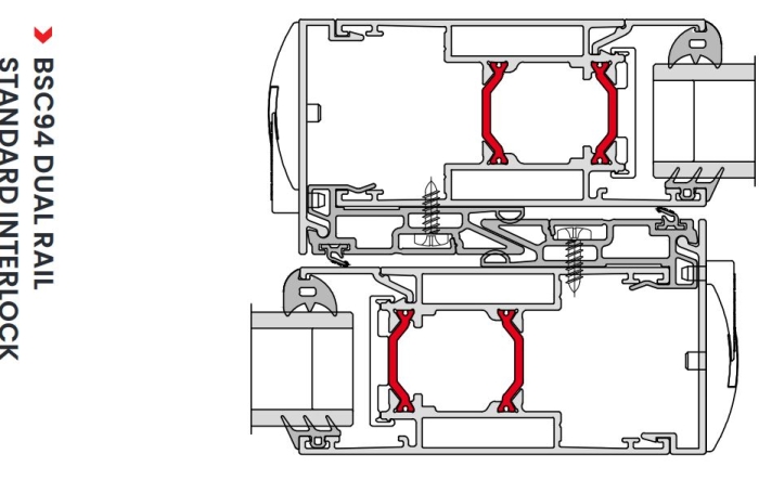 BSC94 LS Double Track Standard Interlock