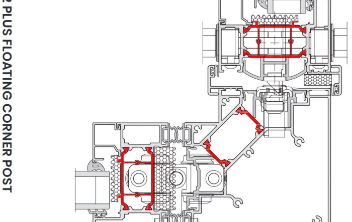 F82 Plus Floating Corner Post