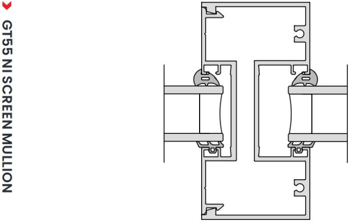 GT55 NI Screen Mullion